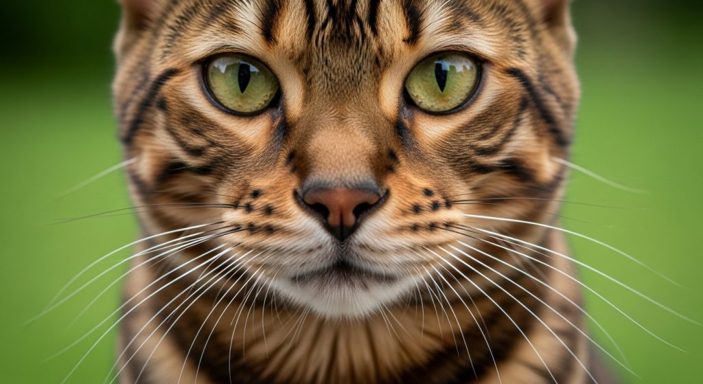 cortar los bigotes a un gato bengalí